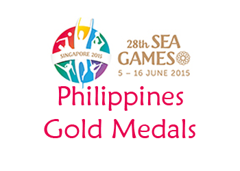 SEA Games 2015 Philippines gold medals