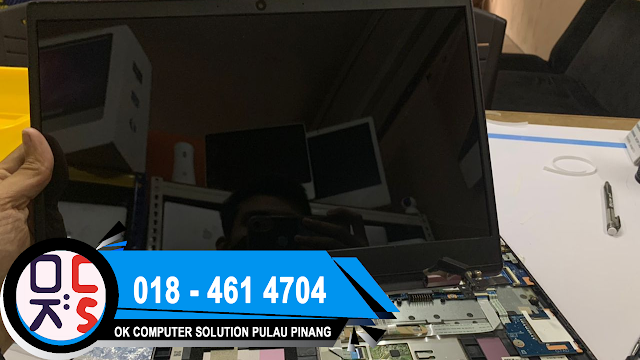 SOLVED : KEDAI LAPTOP ALMA | HP PAVILION 14 CE3072TX | HORIZONTAL LINE ON THE SCREEN | NEW SCREEN REPLACEMENT