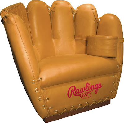 Leather Baseball Glove Chair