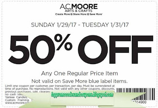 Free Printable AC Moore Coupons