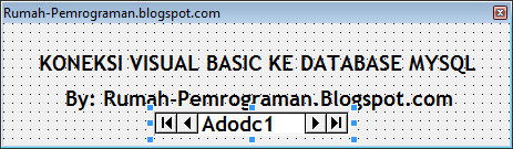 Cara Menghubungkan / Koneksi Visual Basic 6.0 ke database MySQL