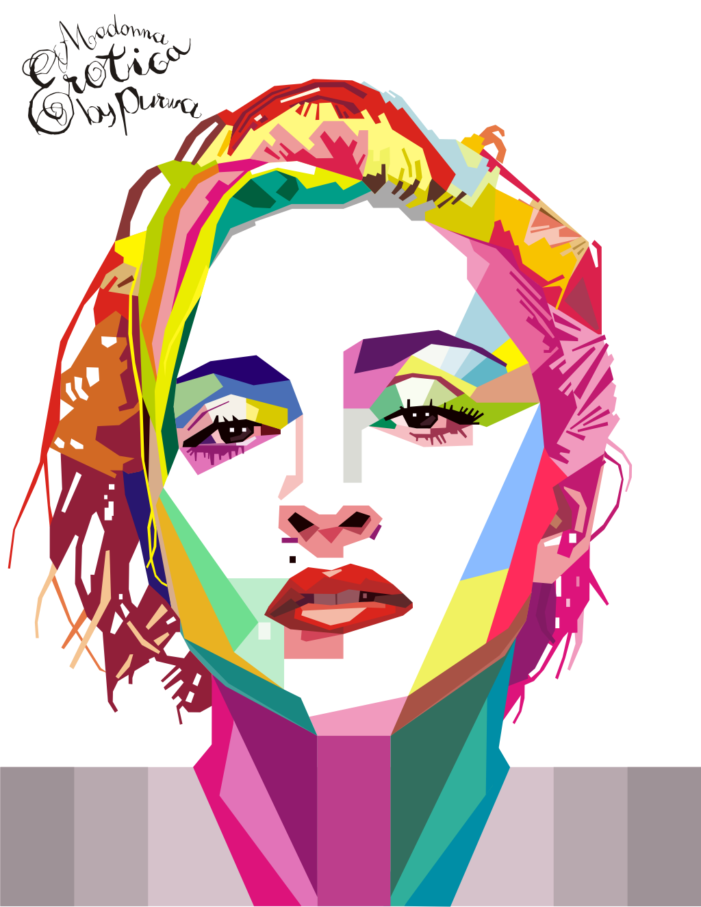 WPAP atau seni Pop Art Berasal Dari Indonesia  design & art