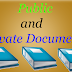 Public and Private Documents
