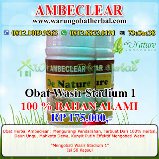 Obat Wasir Paket 1 De Nature Indonesia