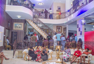 Senator Dino Melaye shows off the beautiful interior of his home