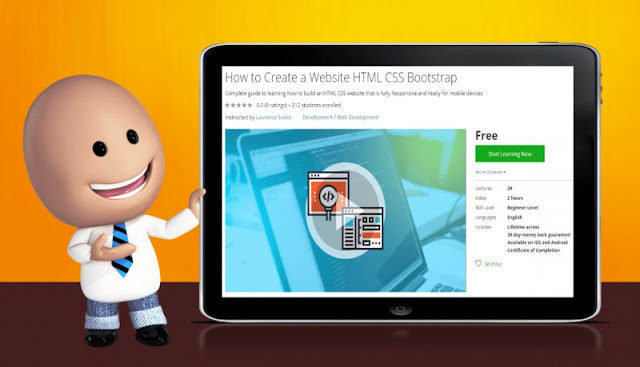 [100% Off] How to Create a Website HTML CSS Bootstrap| Free