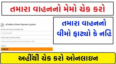 E Challan Gujarat: તમારા વાહનનો વીમો ફાટ્યો કે નહિ, અહીંથી ચેક કરો ઓનલાઇન