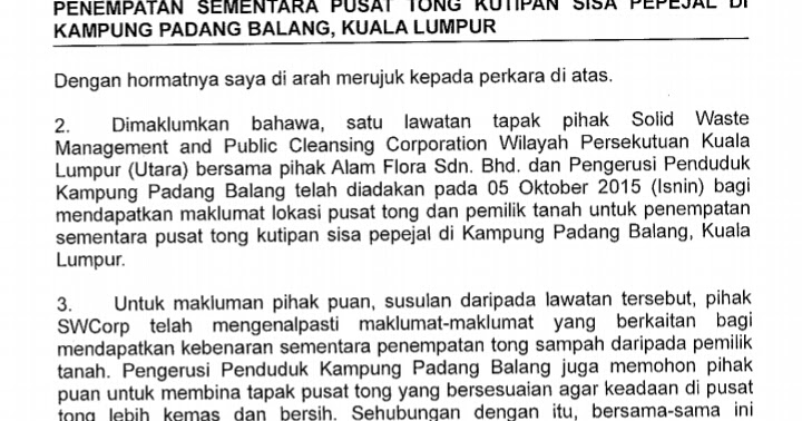 Contoh Surat Rayuan Pelepasan Bankrap - Malacca u