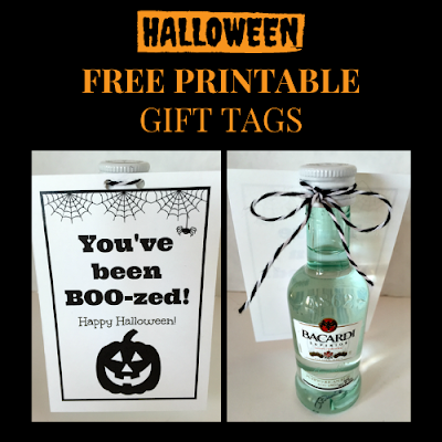 You've been BOO-zed gift tags