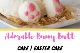 Adorable Bunny Butt Cake | Easter Cake