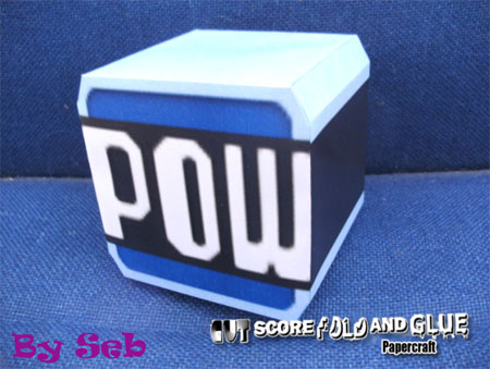 POW Block Papercraft