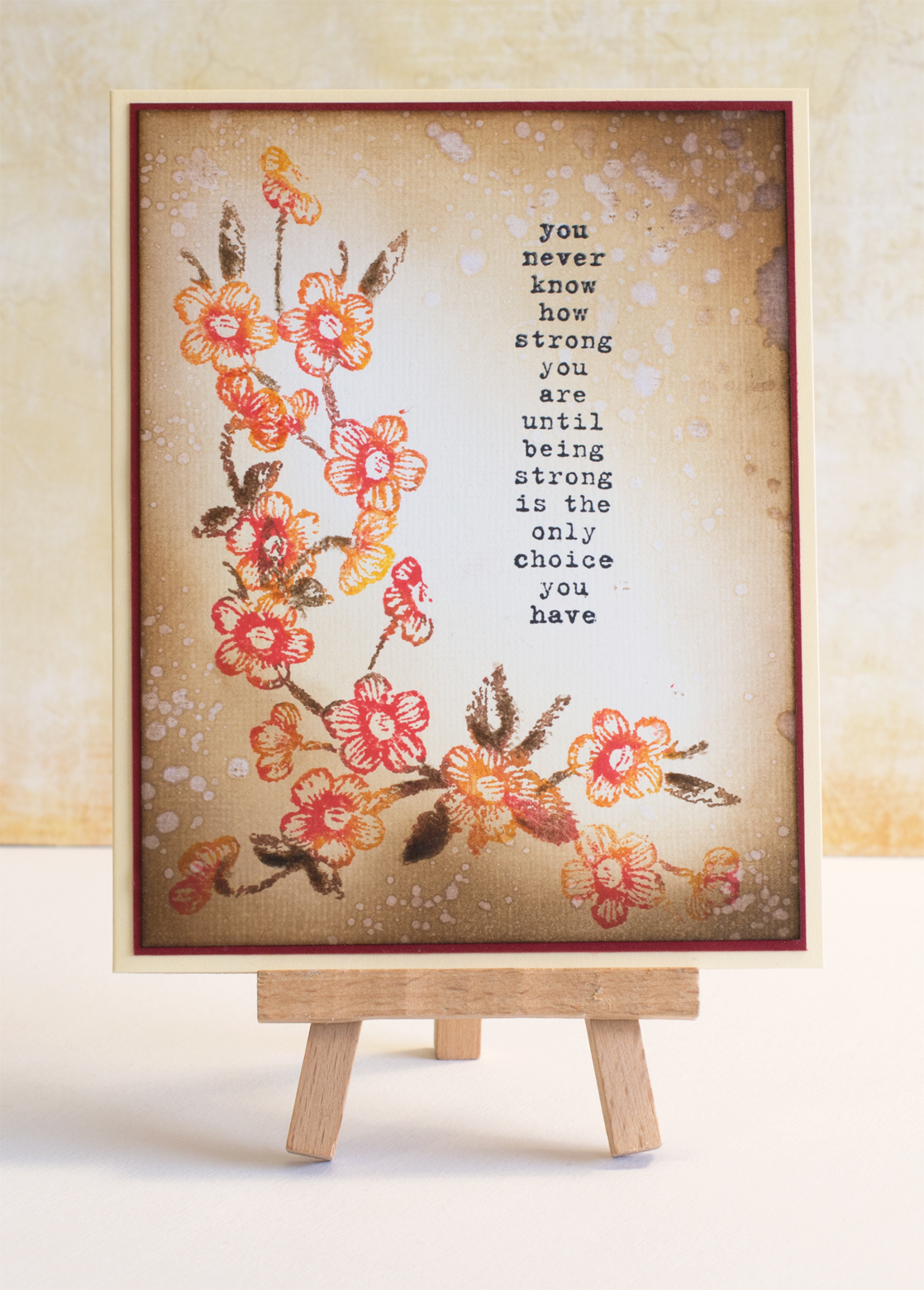 Cardmaking: Card for Craft Stamper October '14 TIMI challenge