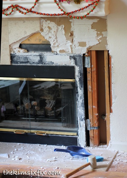 Demo fireplace