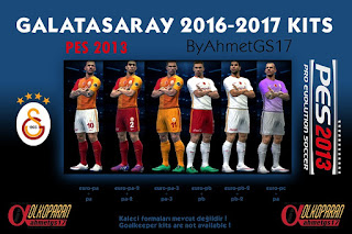 PES 2013 Galatasaray Kits 2016-17 By AhmetGS17