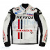 Honda Repsol White Race Leather Jacket