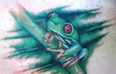 frog tattoo design