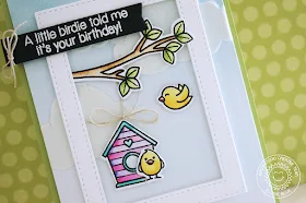 Sunny Studio Stamps: A Bird's Life Birthday Card by Eloise Blue