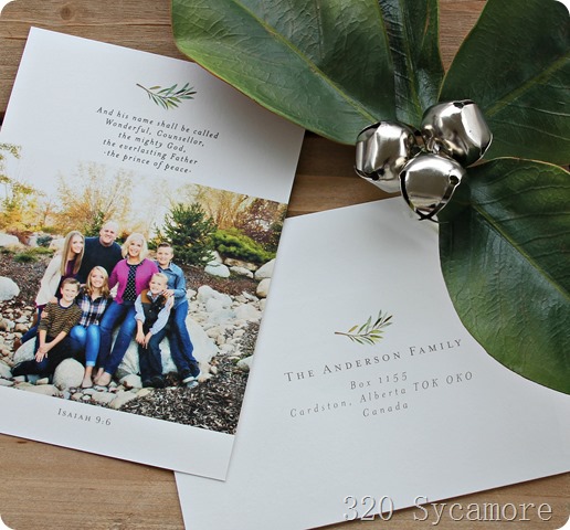 2016 minted christmas cards