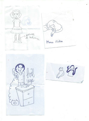 scan de desenhos toscos