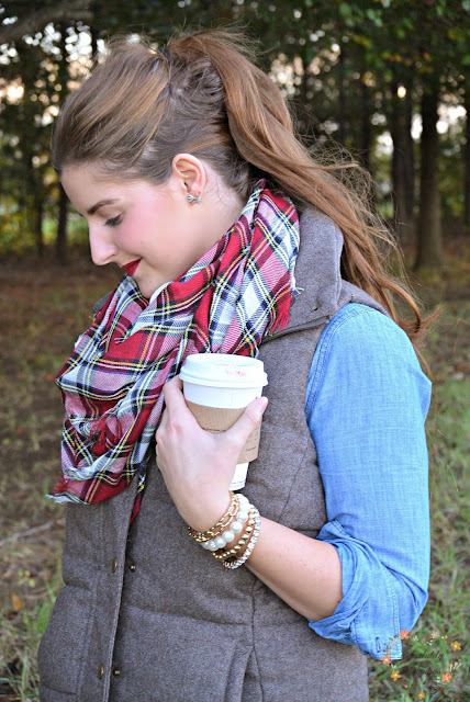 plaid scarf