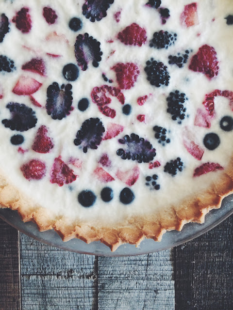 Berry Panna Cotta Pie (AIP & Paleo) 