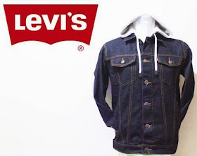 Jaket Jeans Levi's kupluk