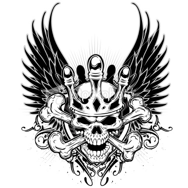 Skull And Wings Tattoo