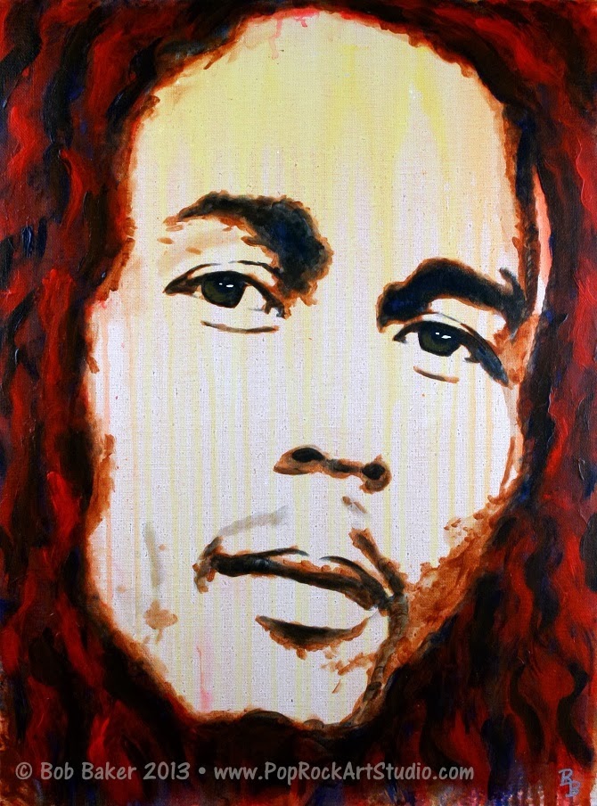 Bob Marley Reggae Art Painting