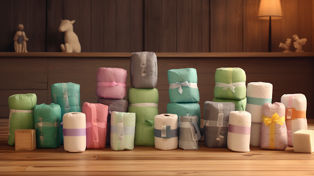 Choose the Right Biodegradable Diapers view of several diaper all together