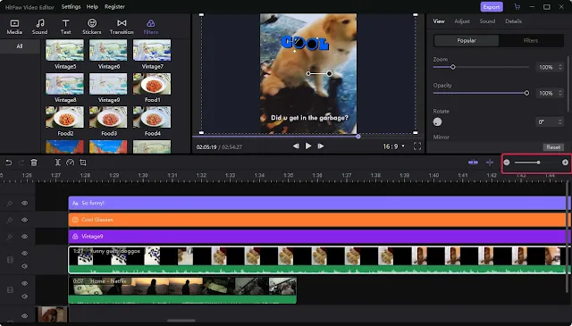 كيفية تحرير مقطع فيديو بشكل احترافي للمبتدئين  مع برنامج HitPaw Video Editor