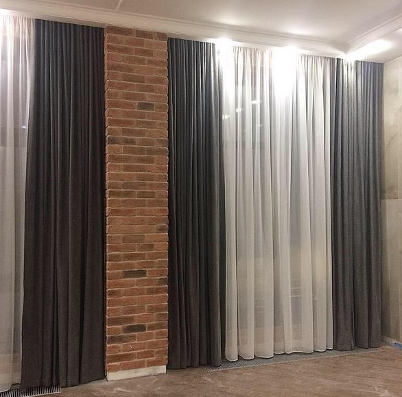 The length of the curtain from the ground
