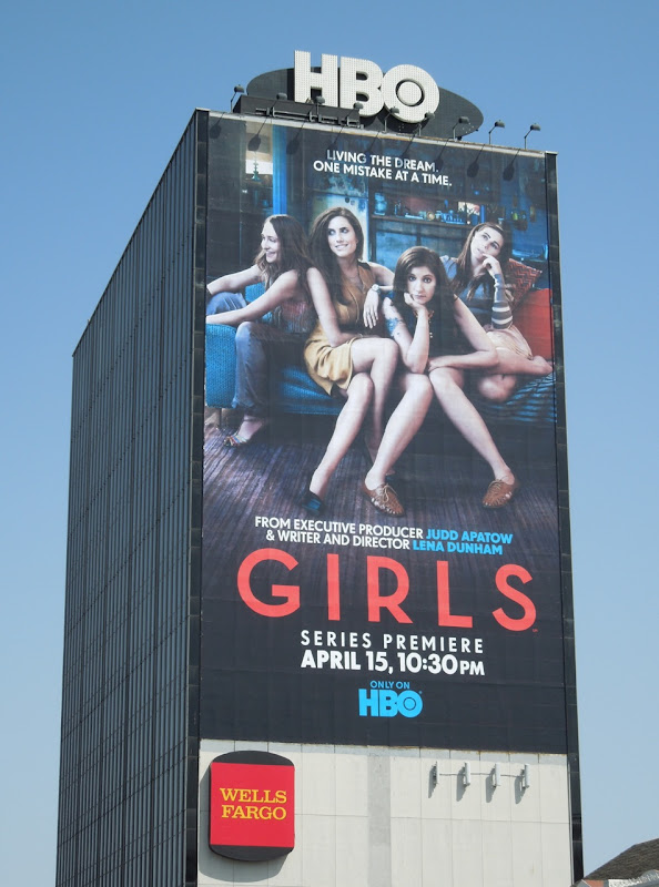 Girls HBO billboard