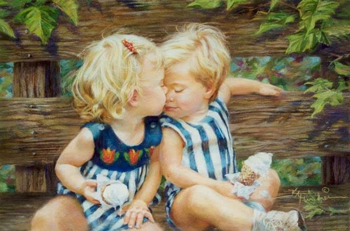 Kathy Fincher | Childhood Pastel Paintings