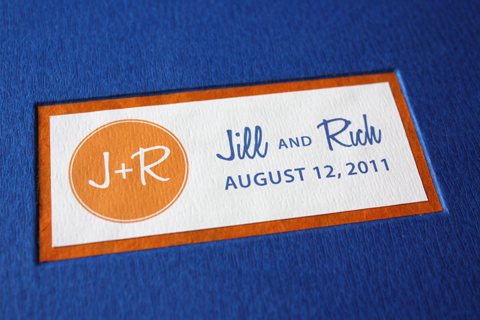 Jill and Rich chose such a bold color scheme for their wedding The royal 