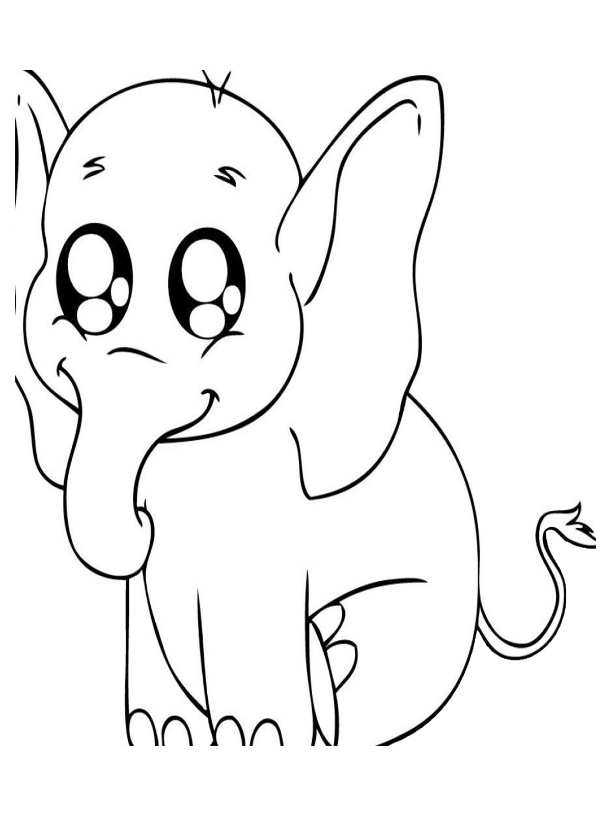 Download Baby Animal Coloring Pages | Realistic Coloring Pages