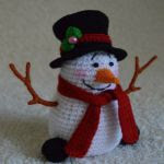 PATRON GRATIS MUÑECO DE NIEVE AMIGURUMI 22230