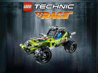 Screenshots of the LEGO: Technic Race for Android tablet, phone.