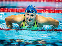 U.S.  Katie Ledecky breaks Michael Phelps' record.