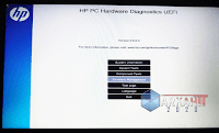 Tampilan Perangkat dengan UEFI yang Memiliki Menu Firmware Managment