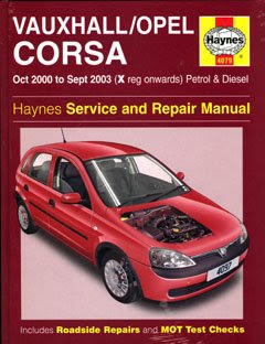 2000-2003 Vauxhall / Opel Corsa Haynes Service Manual ...