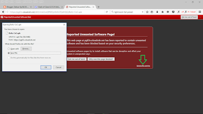 Mengatasi "Reported Unwanted Software Page!"