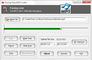 تحميل برنامج تقطيع الصوت Free MP3 Cutter مجانا