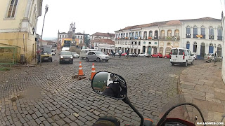 Praça central de Ouro Preto/MG.