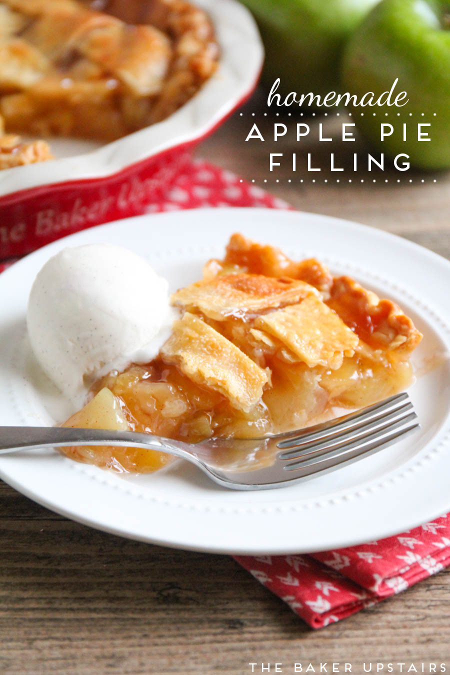 The Baker Upstairs: Homemade Apple Pie Filling