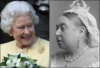 Her Majesty the Queen and Queen Victoria