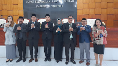 DPRD Tolitoli Menggelar Rapat Paripurna Terkait LKPJ Bupati Tahun 2022