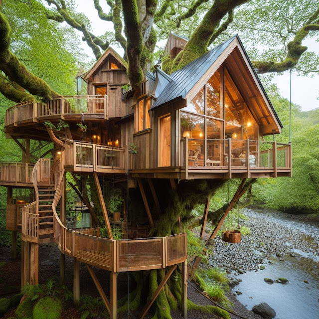 Inspirational Treehouse Designs in the United Kingdom