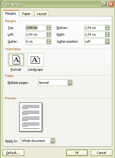 Cara Mengatur Halaman Microsoft Office Word 2007  Kolom 