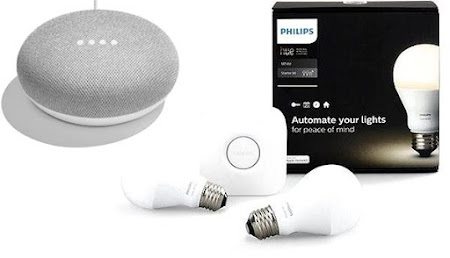 Google Home Mini + Kit Philips HUE