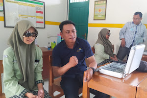 Kerjasama Yayasan Amal Mata Indonesia dengan SMK Ma'arif NU 1 Wangon